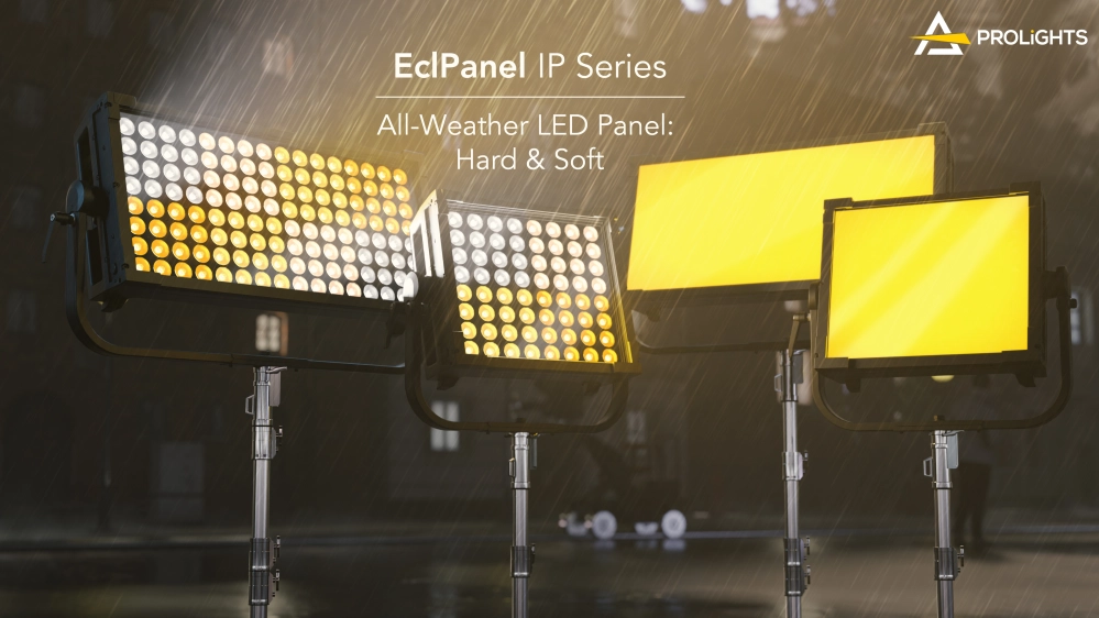 PROLIGHTS presenta la nuova serie EclPanel IP per l'illuminazione cinematografica